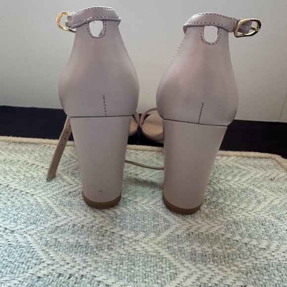 Stuart Weitzman Leather Block Heel (Size 9) - Picture 5 of 5